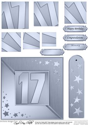 17th Metallic Age Quick Card with Twisted Pyramage