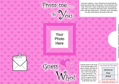 Add a Photo Me to You Card with Easy Fold Frame