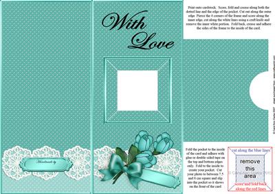 Add a Photo Rose and Lace with Easy Fold Frame