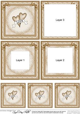 Adorable Hearts - Love Hearts - Tunnel Topper