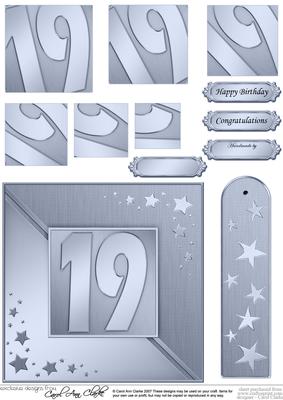 19th Metallic Age Quick Card with Twisted Pyramage