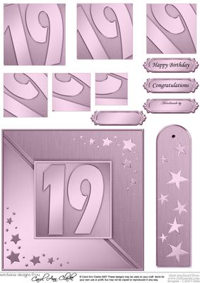 19th Metallic Age Quick Card with Twisted Pyramage