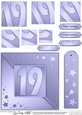 19th Metallic Age Quick Card with Twisted Pyramage