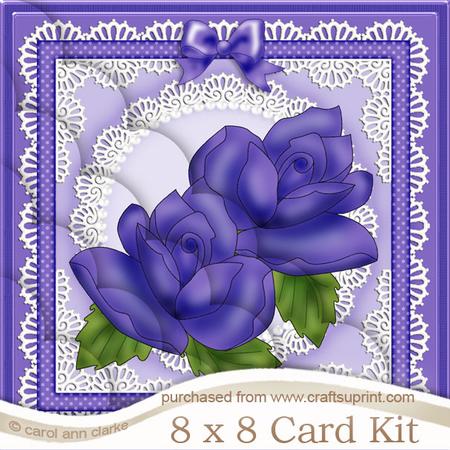 8 x 8 Just Roses Kit with Scalloped Corners