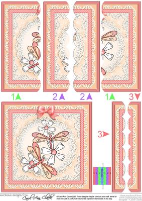 Dreamy Dragonflies Scallop Edge Side Stacker