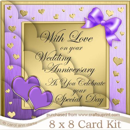 8 x 8 Anniversary Kit with Scalloped Corners