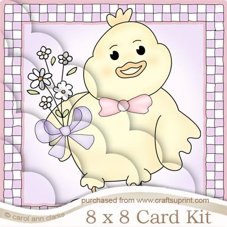 8 x 8 Little Chick Kit with Scalloped Corners