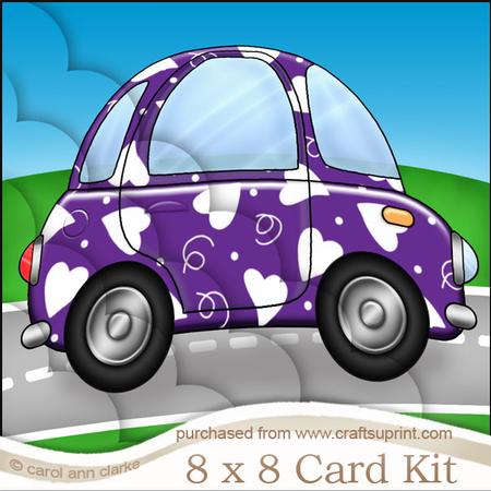 8 x 8 Funky Car Kit with Scalloped Corners