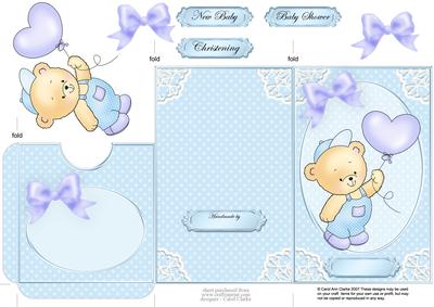 Robert's Balloon New Baby Lottery Wallet Card