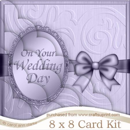8 x 8 Wedding Day Kit with Scalloped Corners