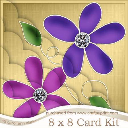 8 x 8 Daisy Daisy Kit with Scalloped Corners