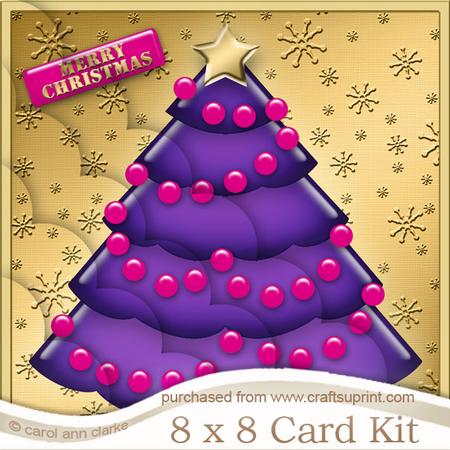 8 x 8 Xmas Tree Kit with Scalloped Corners