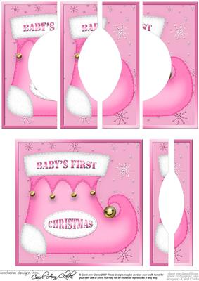 Baby's 1st Xmas Circular Side Stacker