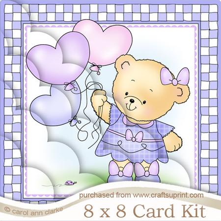 8 x 8 Rosie's Balloons Kit with Scalloped Corners