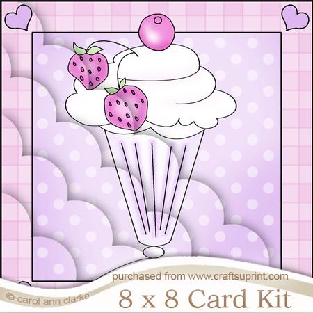 8 x 8 Sweet Treats Kit with Scalloped Corners