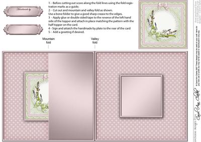 Bluebells No-hole Fold Back Card