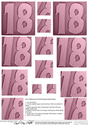 18th Metallic Age Twisted Pyramage Sheet