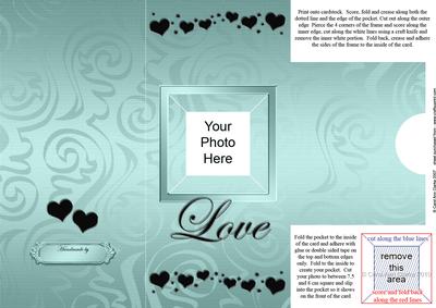 Add a Photo Love Card with Easy Fold Frame