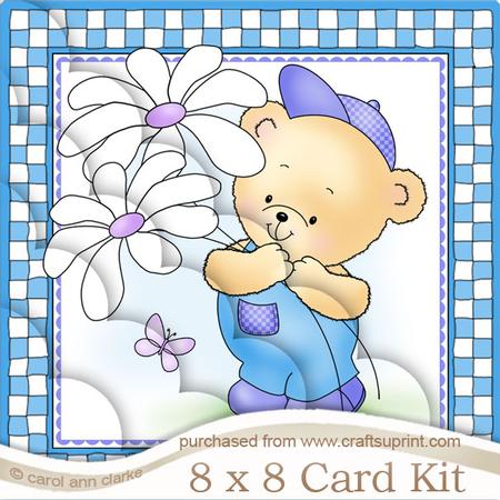 8 x 8 Robert's Flowers Kit with Scalloped Corners