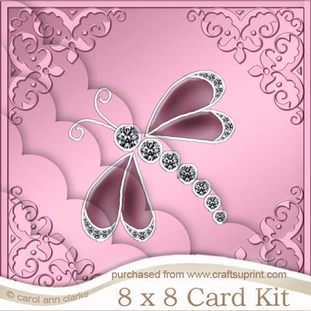 8 x 8 Dragonfly Kit with Scalloped Corners