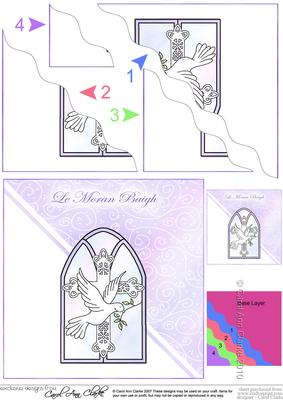 Scottish Gaelic Sympathy Wavy Corner Side Stacker