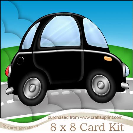 8 x 8 Funky Car Kit with Scalloped Corners