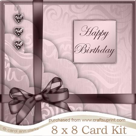 8 x 8 Elegant Flourish Kit with Scalloped Corners