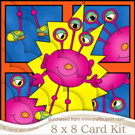 8 x 8 Aliens Kit with Scalloped Corners