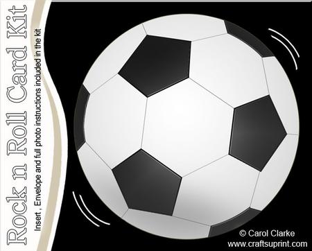 Football Rock N Roll Kit with Envelope and Insert