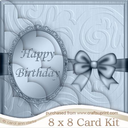 8 x 8 Birthday Kit with Scalloped Corners