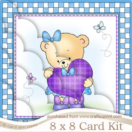 8 x 8 Rosie's Heart Kit with Scalloped Corners