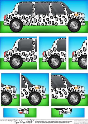 Dl Leopardskin Stretch Limousine with Side Stacker Topper