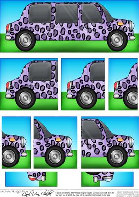 Dl Leopardskin Stretch Limousine with Side Stacker Topper