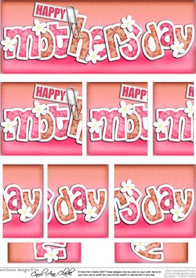 Dl Mothers Day Felties Side Stacker Topper
