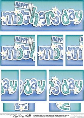 Dl Mothers Day Felties Side Stacker Topper