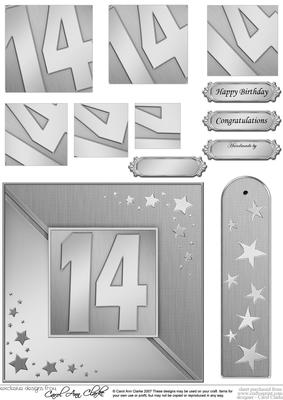 14th Metallic Age Quick Card with Twisted Pyramage