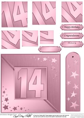 14th Metallic Age Quick Card with Twisted Pyramage