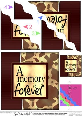 Fun and Funky Animal Print Wavy Corner Side Stacker Topper