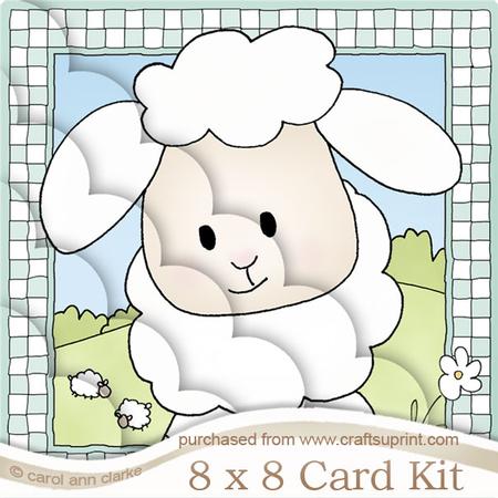 8 x 8 Little Lamb Kit with Scalloped Corners