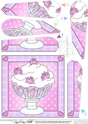 Sweet Treats Fan Pyramage Topper