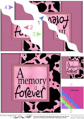 Fun and Funky Animal Print Wavy Corner Side Stacker Topper