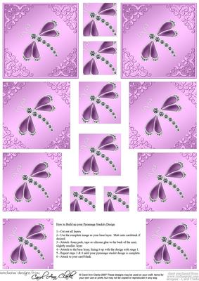 Dragonfly Pyramage Sheet