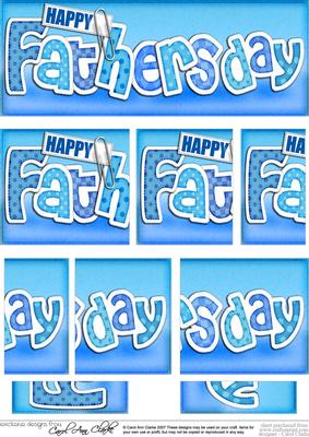 Dl Fathers Day Felties Side Stacker Topper