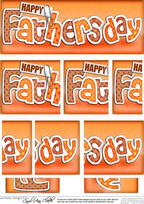 Dl Fathers Day Felties Side Stacker Topper