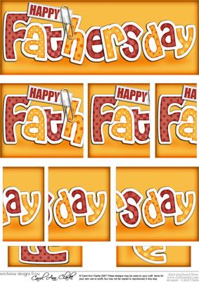 Dl Fathers Day Felties Side Stacker Topper