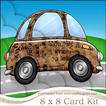 8 x 8 Funky Car Kit with Scalloped Corners
