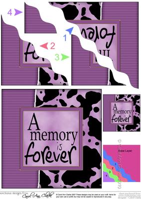 Fun and Funky Animal Print Wavy Corner Side Stacker Topper