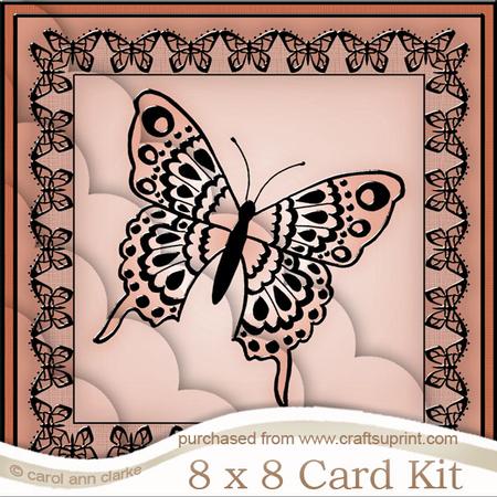 8 x 8 Big Butterfly Kit with Scalloped Corners