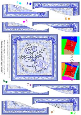 Lovely Roses Wavy Spiral Side Stacker