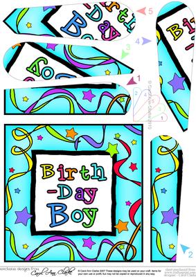 Birthday Boy - Fan Pyramage Topper